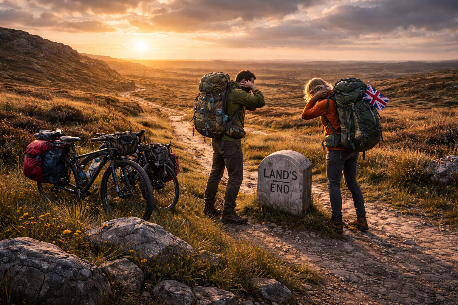 Start of a UK end-to-end journey